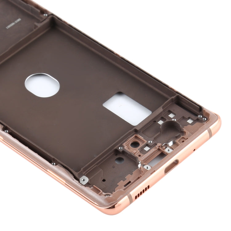 For Samsung Galaxy S20 FE  Middle Frame Bezel Plate (Gold)