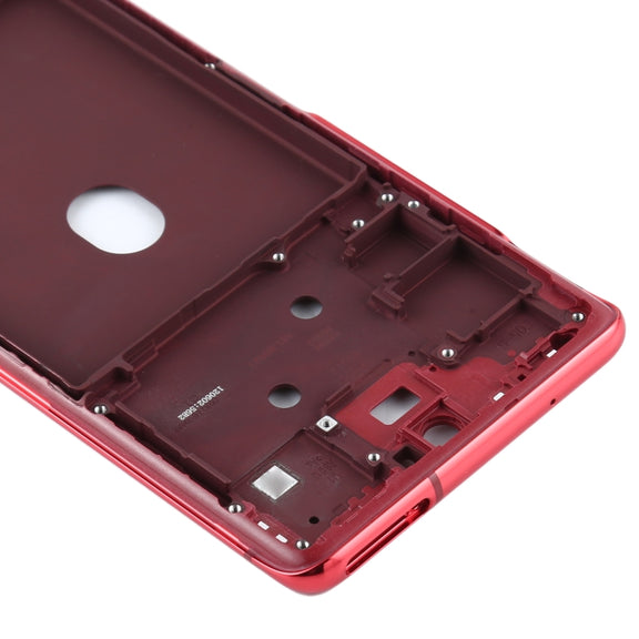 For Samsung Galaxy S20 FE  Middle Frame Bezel Plate (Red)