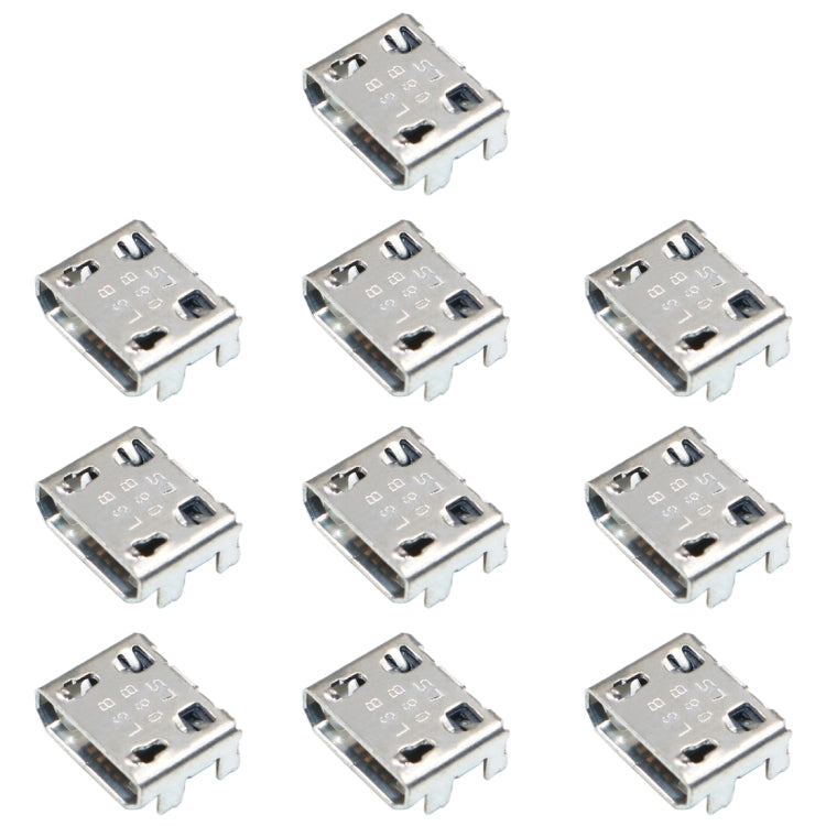 10pcs Charging Port Connector for Galaxy G355 G313 A8 A8000 A800F J1 J120 J210F - Single Tail Connector by PMC TechLife | Online Shopping South Africa | PMC TechLife | Buy Now Pay Later Mobicred