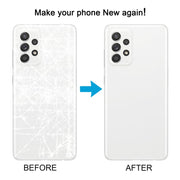 For Samsung Galaxy A52 5G / A52 4G Battery Back Cover with Camera Lens Cover(White)
