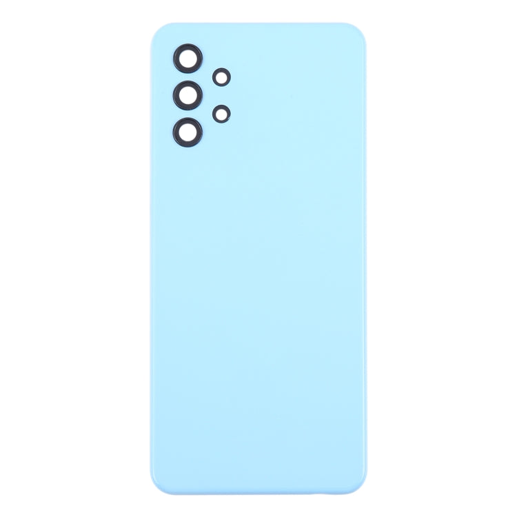For Samsung Galaxy A32 5G Battery Back Cover with Camera Lens Cover(Blue)