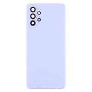 For Samsung Galaxy A32 5G Battery Back Cover with Camera Lens Cover (Purple)