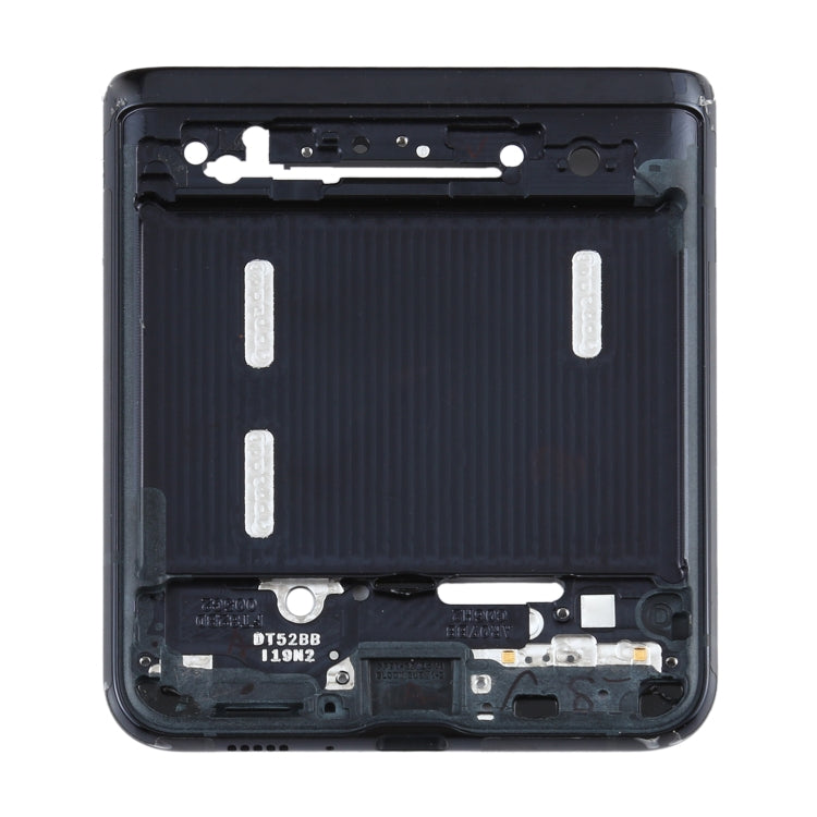 For Samsung Galaxy Z Flip 5G SM-F707  Lower Middle Frame Bezel Plate (Black)