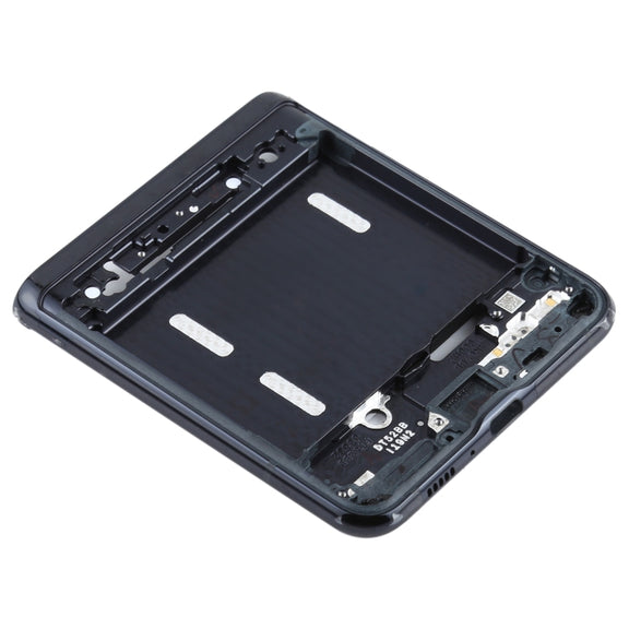 For Samsung Galaxy Z Flip 5G SM-F707  Lower Middle Frame Bezel Plate (Black)