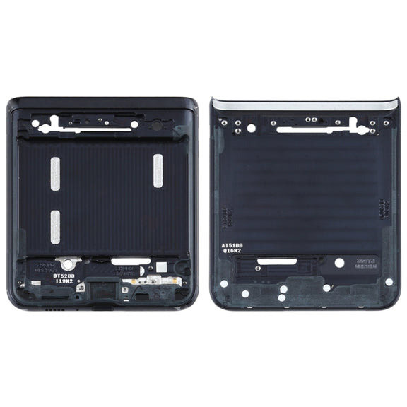 For Samsung Galaxy Z Flip 5G SM-F707  Lower Middle Frame Bezel Plate (Black)