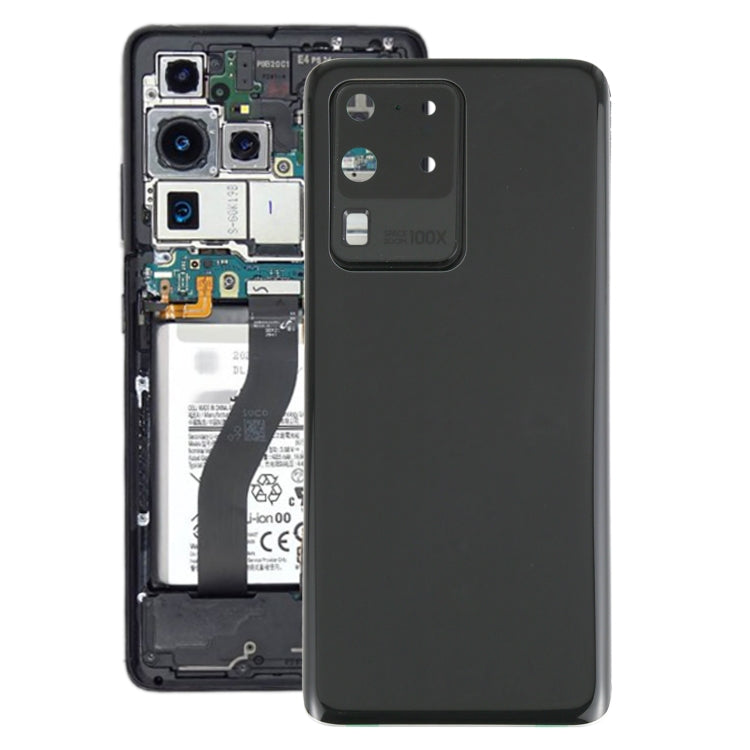 For Samsung Galaxy S20 Ultra Battery Back Cover with Camera Lens Cover (Black) - free shipping - PMc TechLife - Order now!