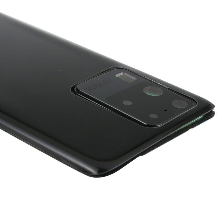 For Samsung Galaxy S20 Ultra Battery Back Cover with Camera Lens Cover (Black)