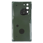 For Samsung Galaxy Note20 Ultra Battery Back Cover with Camera Lens Cover (Black)