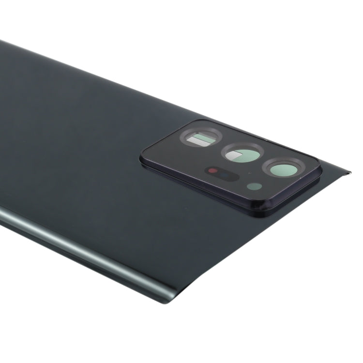 For Samsung Galaxy Note20 Ultra Battery Back Cover with Camera Lens Cover (Black)