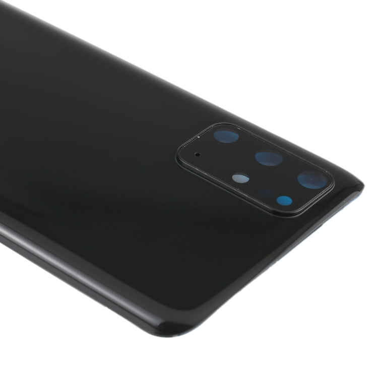 For Samsung Galaxy S20+ Battery Back Cover with Camera Lens Cover (Black)