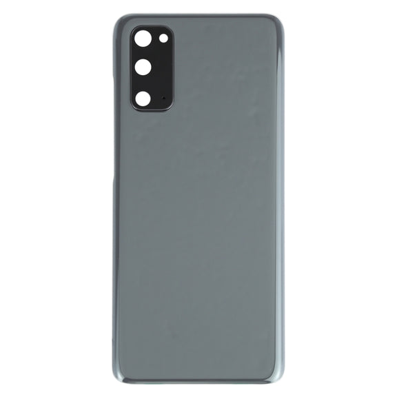 For Samsung Galaxy S20 Battery Back Cover with Camera Lens Cover (Grey)