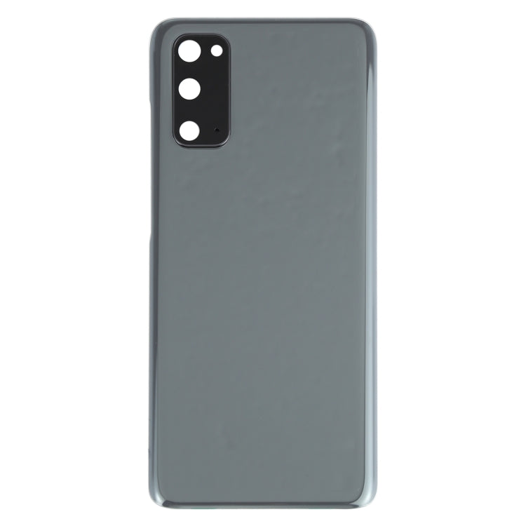 For Samsung Galaxy S20 Battery Back Cover with Camera Lens Cover (Grey)
