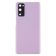For Samsung Galaxy S20 FE Battery Back Cover with Camera Lens Cover (Purple)