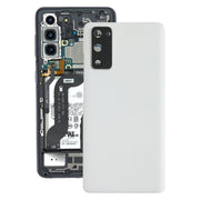 For Samsung Galaxy S20 FE Battery Back Cover with Camera Lens Cover (Silver)
