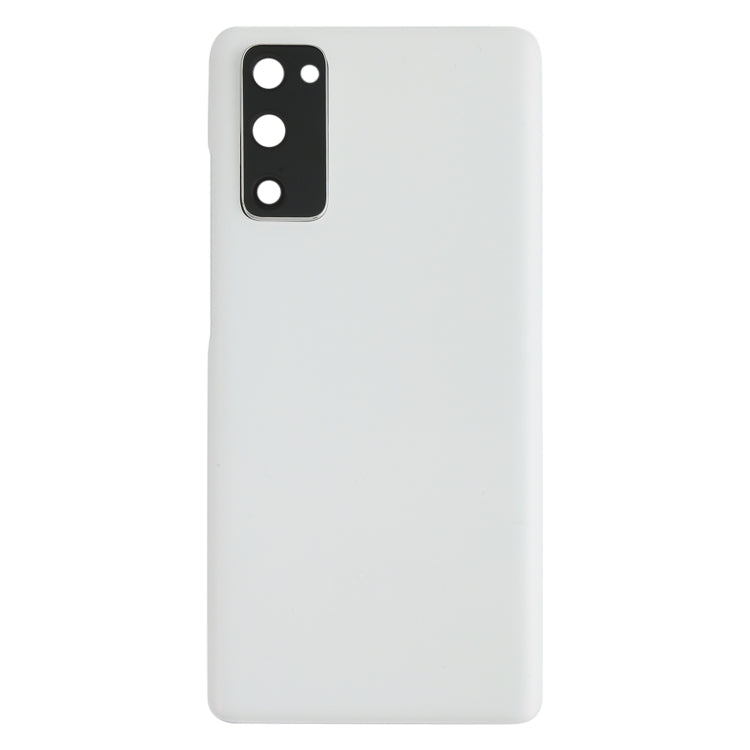 For Samsung Galaxy S20 FE Battery Back Cover with Camera Lens Cover (Silver)