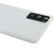 For Samsung Galaxy S20 FE Battery Back Cover with Camera Lens Cover (Silver)