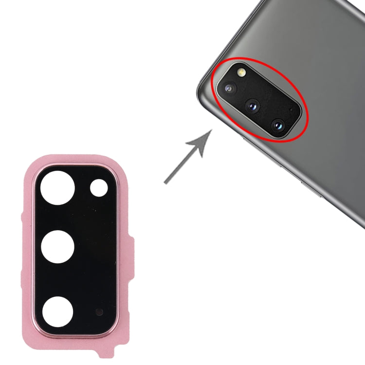 For Samsung Galaxy S20 Camera Lens Cover (Pink)