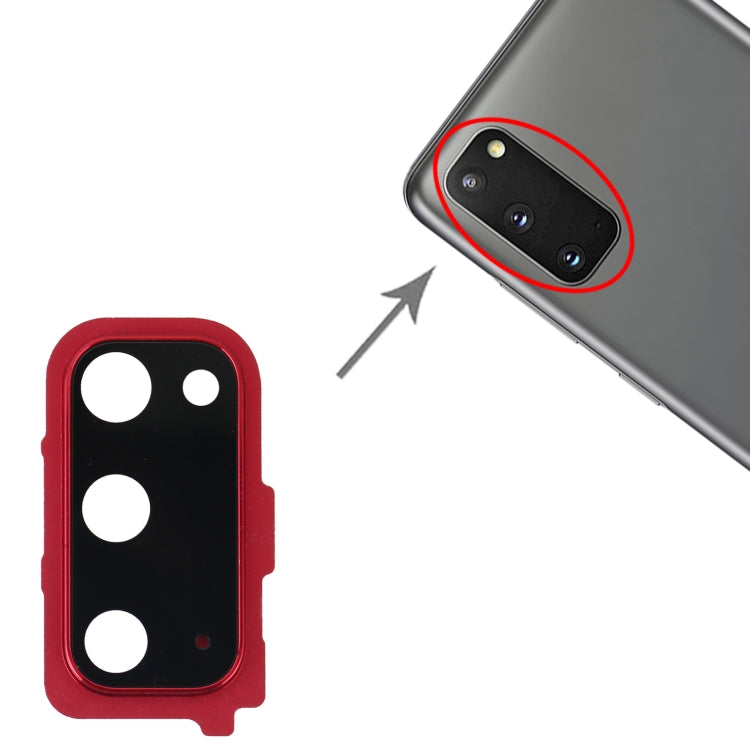 For Samsung Galaxy S20 Camera Lens Cover (Red)