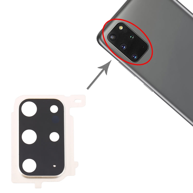 For Samsung Galaxy S20+ Camera Lens Cover (Silver)