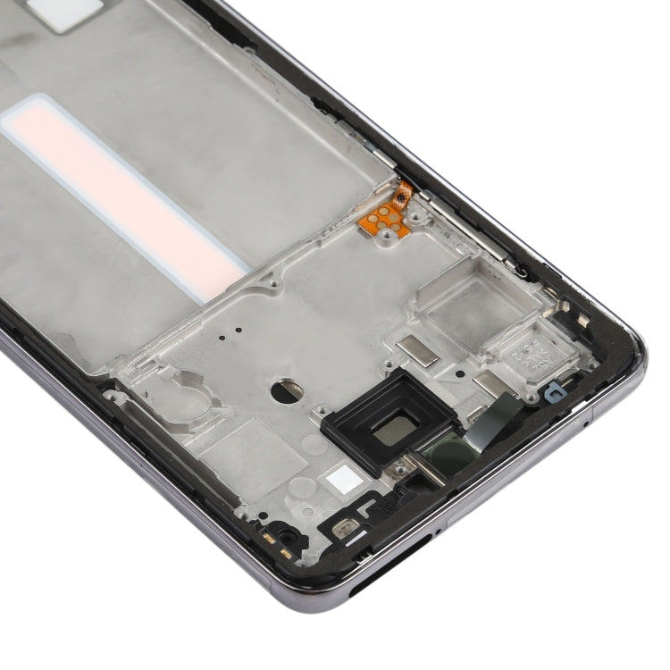 For Samsung Galaxy A52  Middle Frame Bezel Plate (Black)