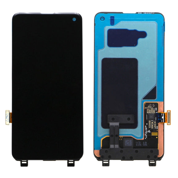 Original Super AMOLED LCD Screen for Galaxy S10 4G With Digitizer Full Assembly (Black)