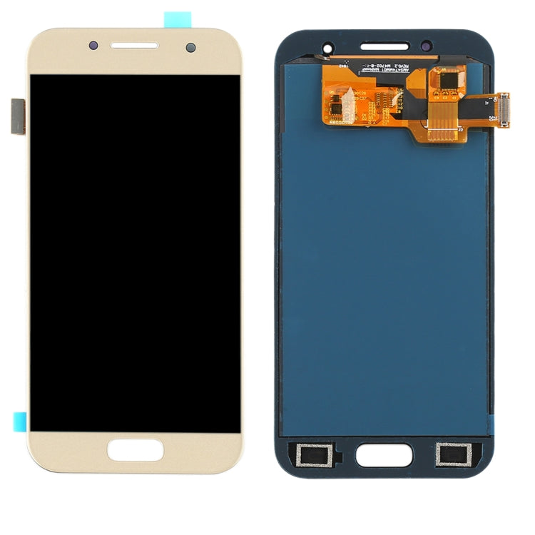 TFT LCD Screen for Galaxy A3 (2017), A320FL, A320F, A320F/DS, A320Y/DS, A320Y With Digitizer Full Assembly (Gold)