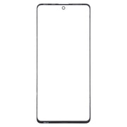 For Samsung Galaxy A71 10pcs Front Screen Outer Glass Lens (Black)