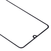 For Samsung Galaxy A31 10pcs Front Screen Outer Glass Lens (Black)