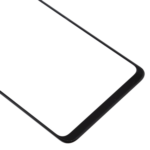 For Samsung Galaxy A20s 10pcs Front Screen Outer Glass Lens (Black)