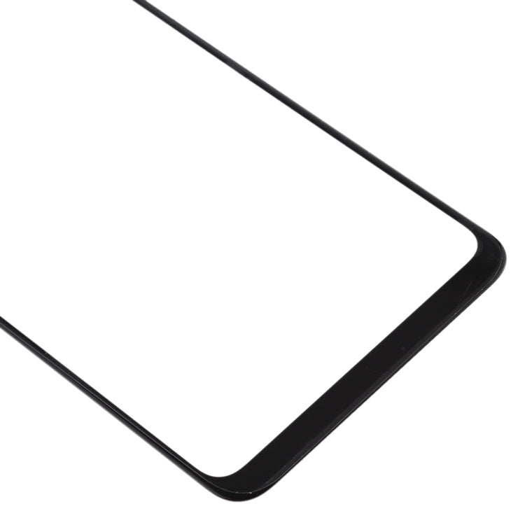 For Samsung Galaxy A20s 10pcs Front Screen Outer Glass Lens (Black)