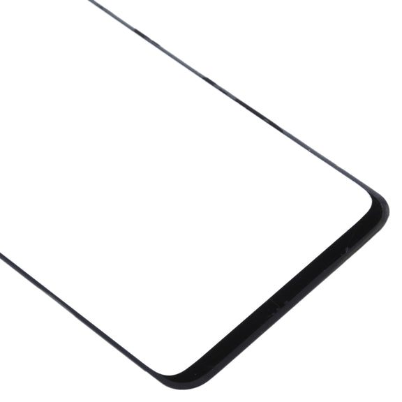 For Samsung Galaxy A30s 10pcs Front Screen Outer Glass Lens (Black)