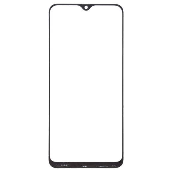 For Samsung Galaxy A40s 10pcs Front Screen Outer Glass Lens (Black)