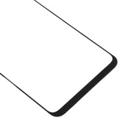 For Samsung Galaxy A40s 10pcs Front Screen Outer Glass Lens (Black)
