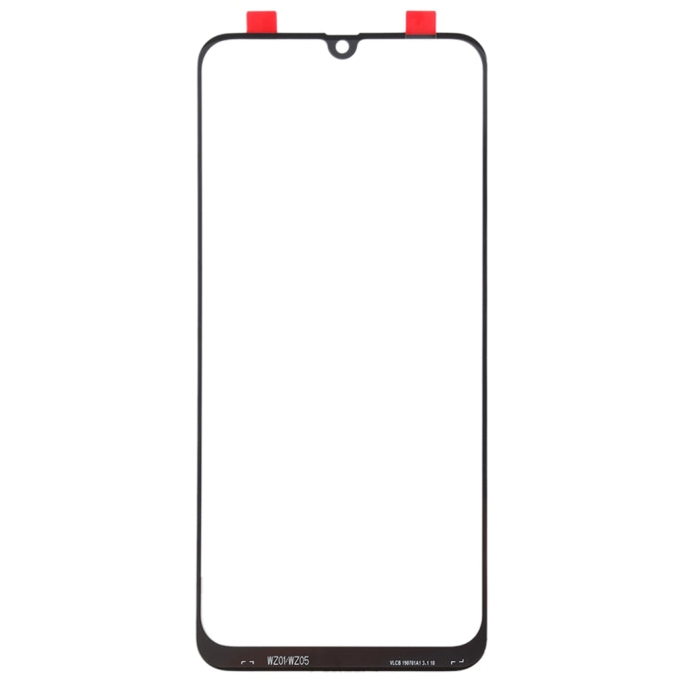 For Samsung Galaxy A50s 10pcs Front Screen Outer Glass Lens (Black)