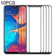 For Samsung Galaxy A20 10pcs Front Screen Outer Glass Lens (Black) - free shipping - PMc TechLife - Order now!