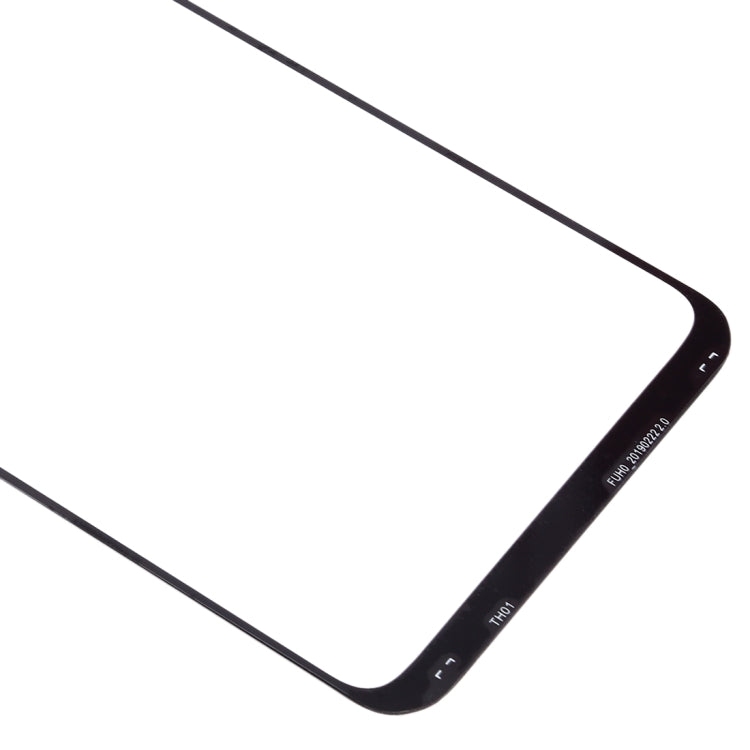 For Samsung Galaxy A20 10pcs Front Screen Outer Glass Lens (Black)