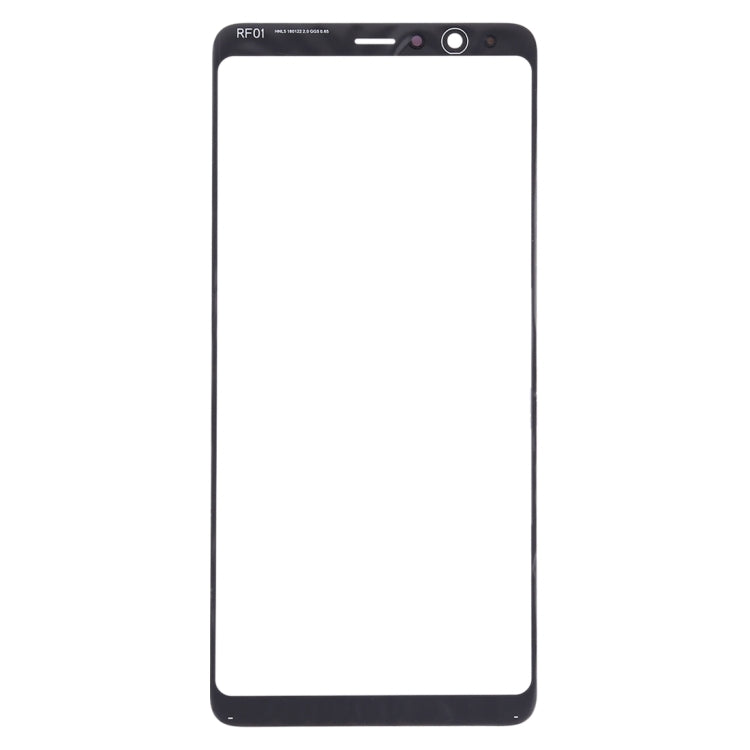 For Samsung Galaxy A8 Star / A9 Star 10pcs Front Screen Outer Glass Lens (Black)