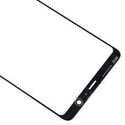 For Samsung Galaxy A8 Star / A9 Star 10pcs Front Screen Outer Glass Lens (Black)