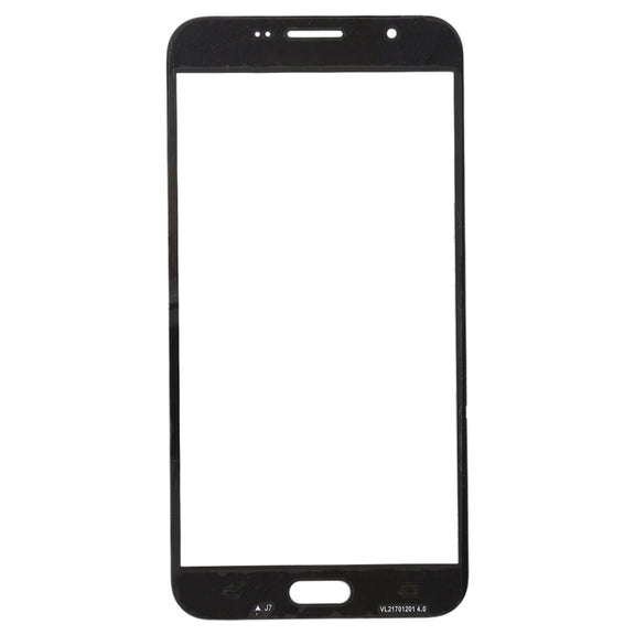 For Samsung Galaxy J7 V / J727V / J727P 10pcs Front Screen Outer Glass Lens (Black)