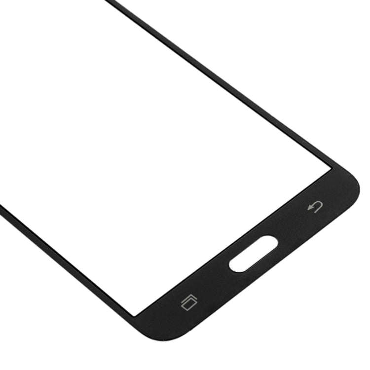 For Samsung Galaxy J7 (2016), J710F, J710FN, J710M/MN, J7108 10pcs Front Screen Outer Glass Lens (Black)