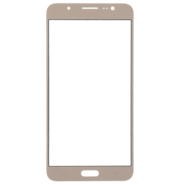 For Samsung Galaxy J7 (2016), J710F, J710FN, J710M/MN, J7108 10pcs Front Screen Outer Glass Lens (Gold)