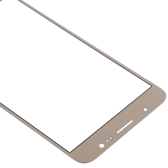 For Samsung Galaxy J7 (2016), J710F, J710FN, J710M/MN, J7108 10pcs Front Screen Outer Glass Lens (Gold)