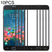 For Samsung Galaxy J5 Prime, On5 (2016), G570F/DS, G570Y 10pcs Front Screen Outer Glass Lens (Black)