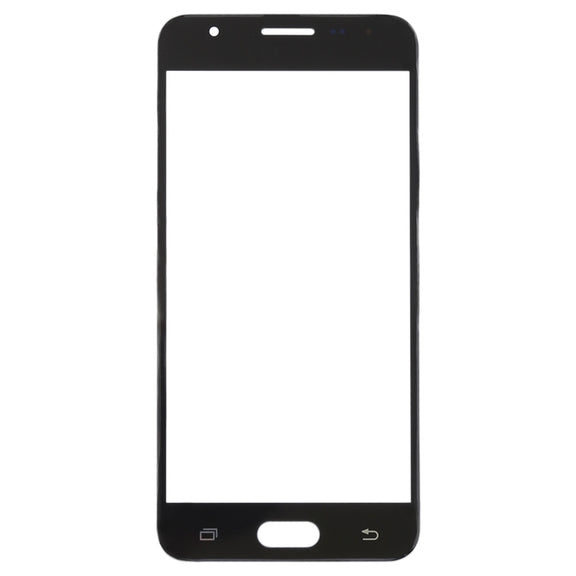 For Samsung Galaxy J5 Prime, On5 (2016), G570F/DS, G570Y 10pcs Front Screen Outer Glass Lens (Black)