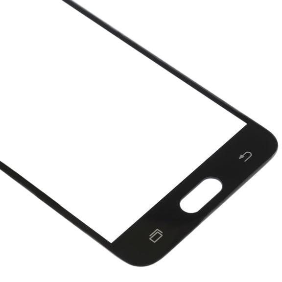 For Samsung Galaxy J5 Prime, On5 (2016), G570F/DS, G570Y 10pcs Front Screen Outer Glass Lens (Black)