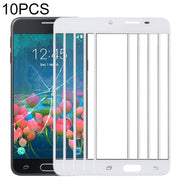 For Samsung Galaxy J5 Prime, On5 (2016), G570F/DS, G570Y 10pcs Front Screen Outer Glass Lens (White)