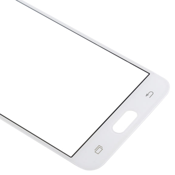 For Samsung Galaxy J5 Prime, On5 (2016), G570F/DS, G570Y 10pcs Front Screen Outer Glass Lens (White)