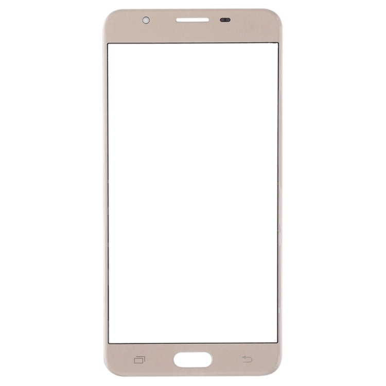 For Samsung Galaxy J7 Prime, On7 (2016), G610F, G610F/DS, G610F/DD, G610M, G610M/DS, G610Y/DS 10pcs Front Screen Outer Glass Lens (Gold)
