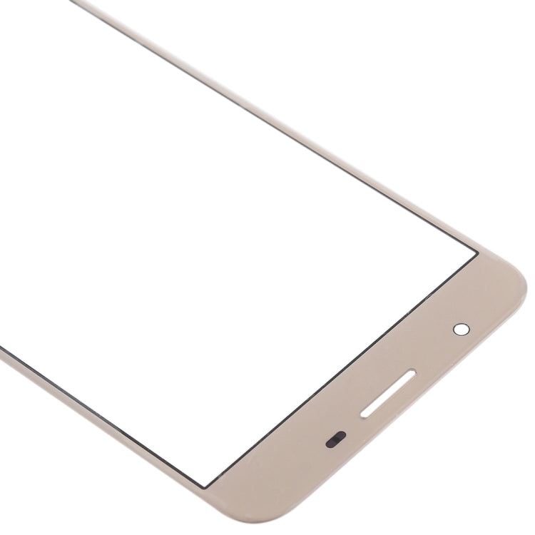 For Samsung Galaxy J7 Prime, On7 (2016), G610F, G610F/DS, G610F/DD, G610M, G610M/DS, G610Y/DS 10pcs Front Screen Outer Glass Lens (Gold)