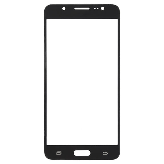 For Samsung Galaxy J5 (2016) / J510FN / J510F / J510G / J510Y / J510M 10pcs Front Screen Outer Glass Lens (Black)